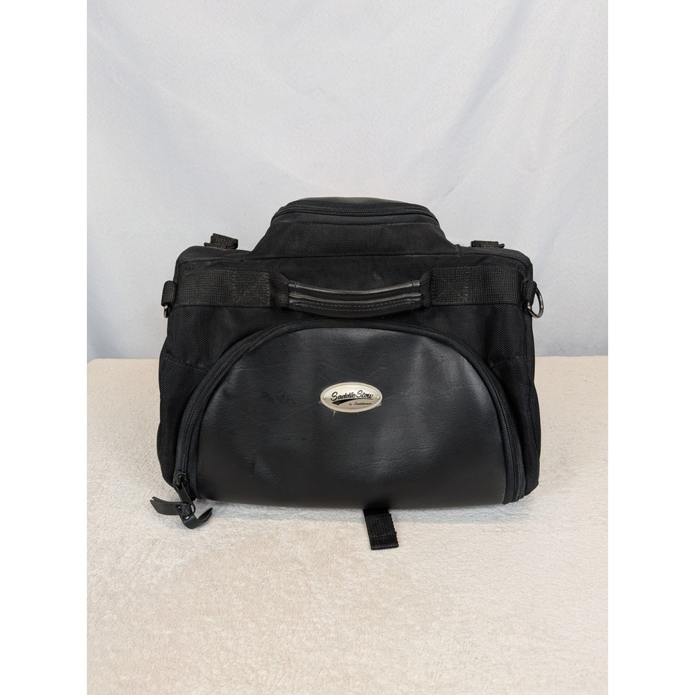 Saddlemen Saddle Stow Motorcycle Luggage Bag Black‎ Tail Trunk Cruiser Biker